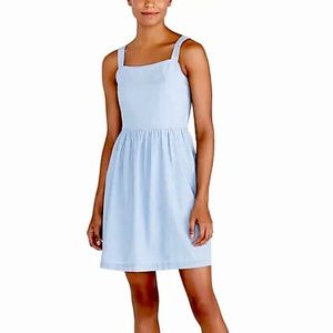 J.Crew Factory Chambray Apron Dress